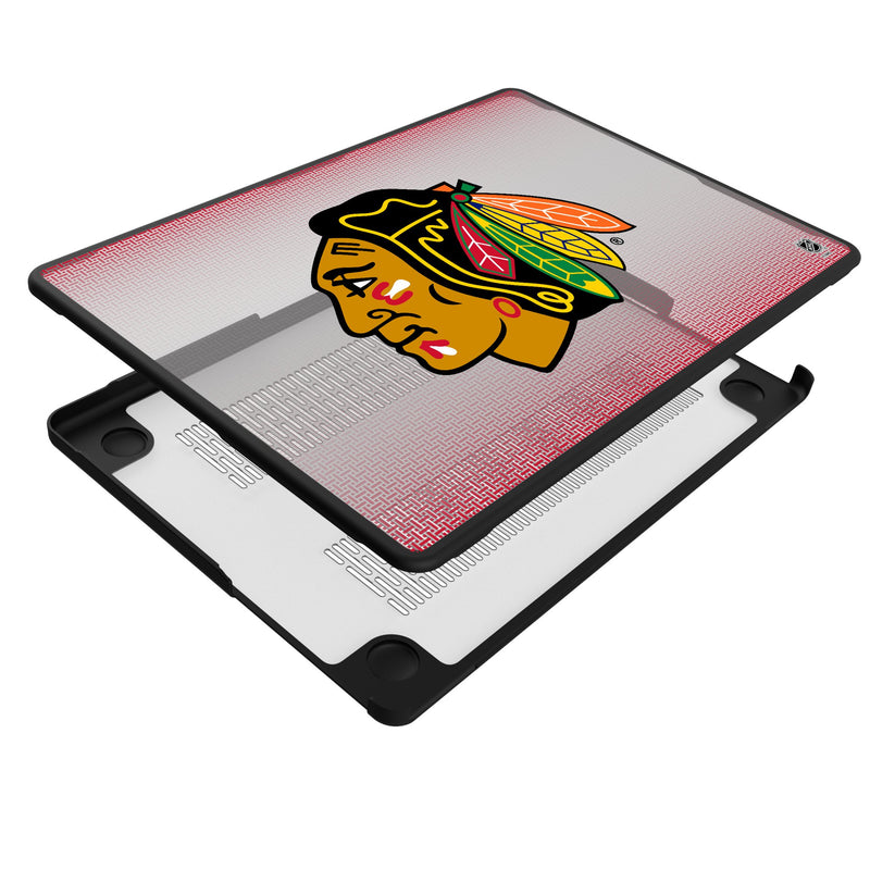 Chicago Blackhawks Linen MacBook Laptop Case Iso.Jpg