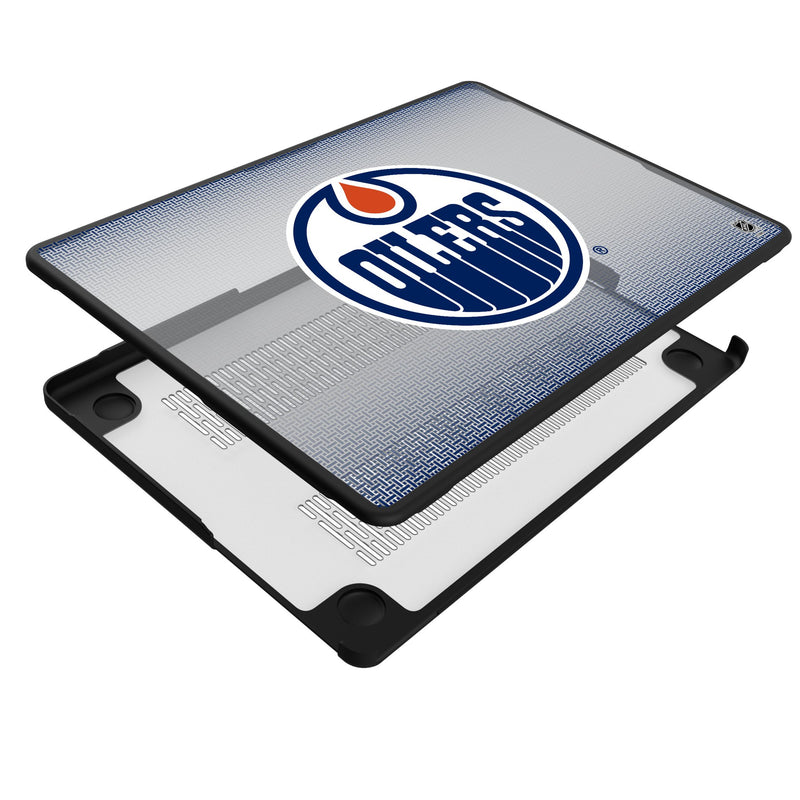 Edmonton Oilers Linen MacBook Laptop Case Iso.Jpg