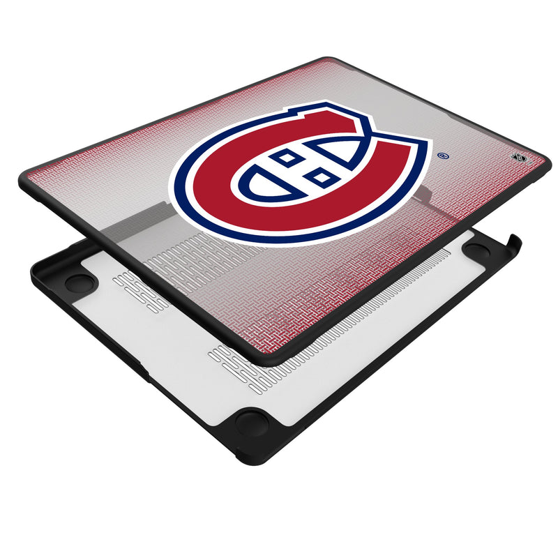 Montreal Canadiens Linen MacBook Laptop Case Iso.Jpg