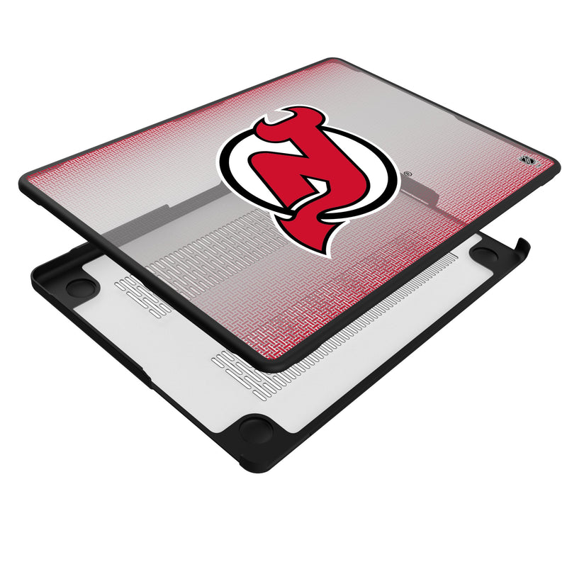 New Jersey Devils Linen MacBook Laptop Case Iso.Jpg