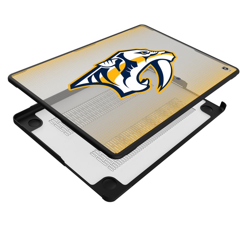 Nashville Predators Linen MacBook Laptop Case Iso.Jpg