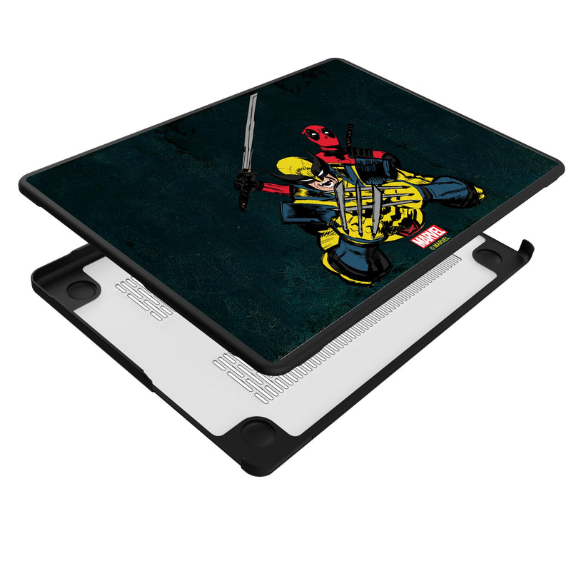 Marvel Deadpool Wolverine Badge MacBook Laptop Case Iso.Jpg