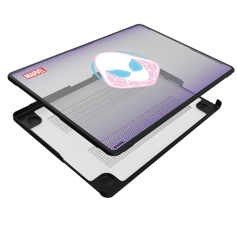 Marvel Spider-Gwen Grid MacBook Laptop Case Iso.Jpg