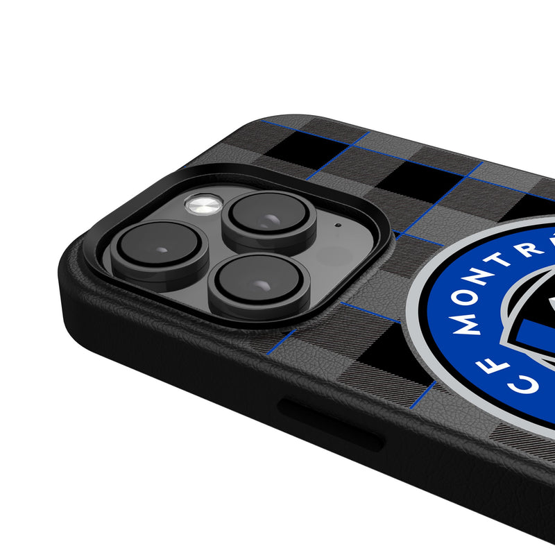 CF Montreal  Plaid iPhone Magnetic Phone Case Detail.Jpg