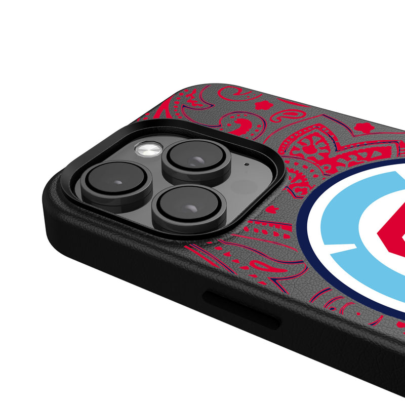 Chicago Fire  Paisley iPhone Magnetic Phone Case Detail.Jpg