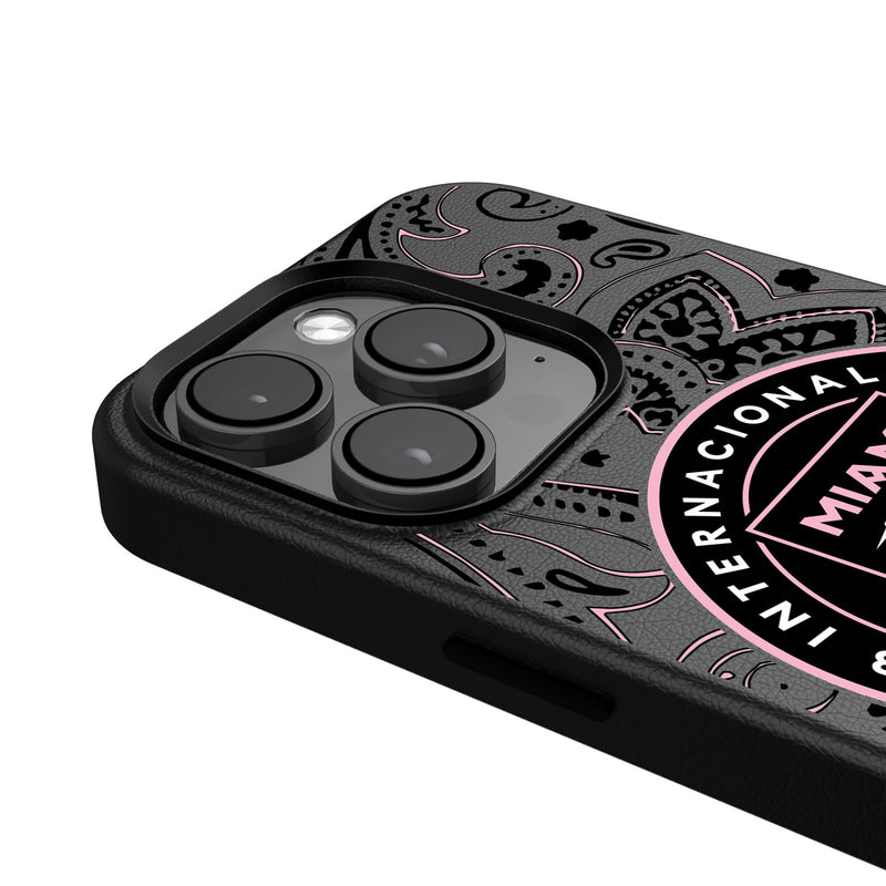 Inter Miami CF  Paisley iPhone Magnetic Phone Case Detail.Jpg