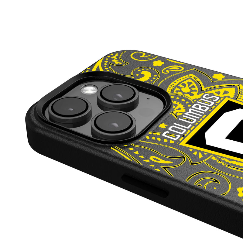 Columbus Crew  Paisley iPhone Magnetic Phone Case Detail.Jpg