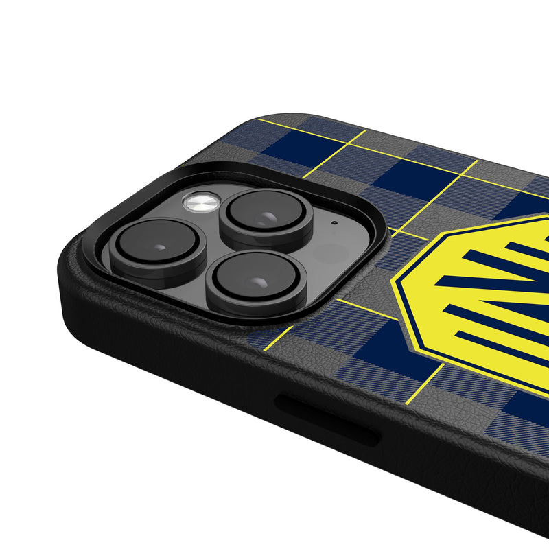 Nashville SC  Plaid iPhone Magnetic Phone Case Detail.Jpg