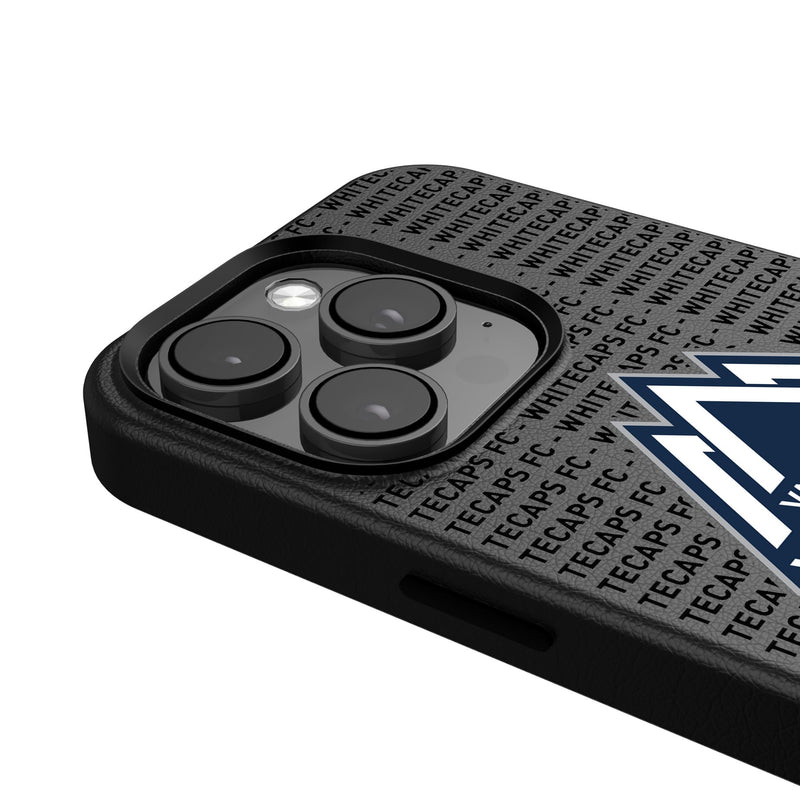 Vancouver Whitecaps   Text Backdrop iPhone MagSafe Compatible Phone Case Detail.Jpg