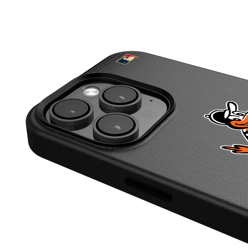 Baltimore Orioles 1954-1963 - Cooperstown Collection Linen iPhone MagSafe Compatible Phone Case Detail.Jpg