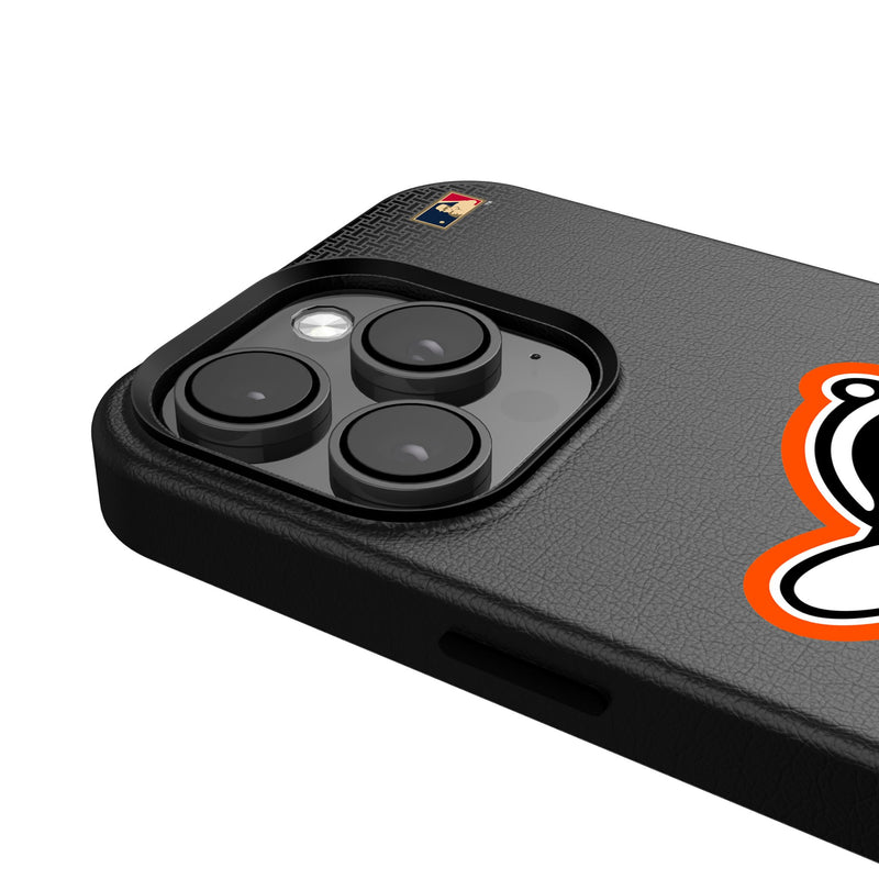 Baltimore Orioles 1955 - Cooperstown Collection Linen iPhone MagSafe Compatible Phone Case Detail.Jpg