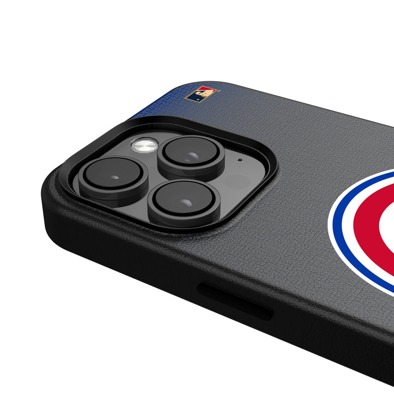 Chicago Cubs 1948-1956 - Cooperstown Collection Linen iPhone MagSafe Compatible Phone Case Detail.Jpg