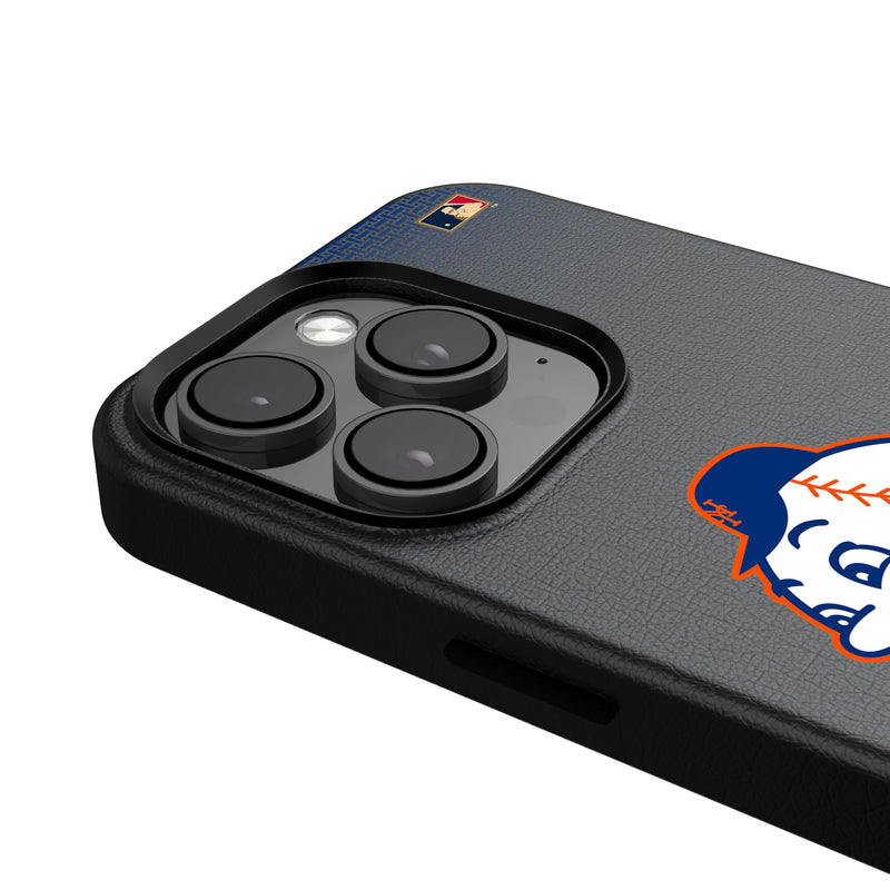 New York Mets 2014 - Cooperstown Collection Linen iPhone MagSafe Compatible Phone Case Detail.Jpg