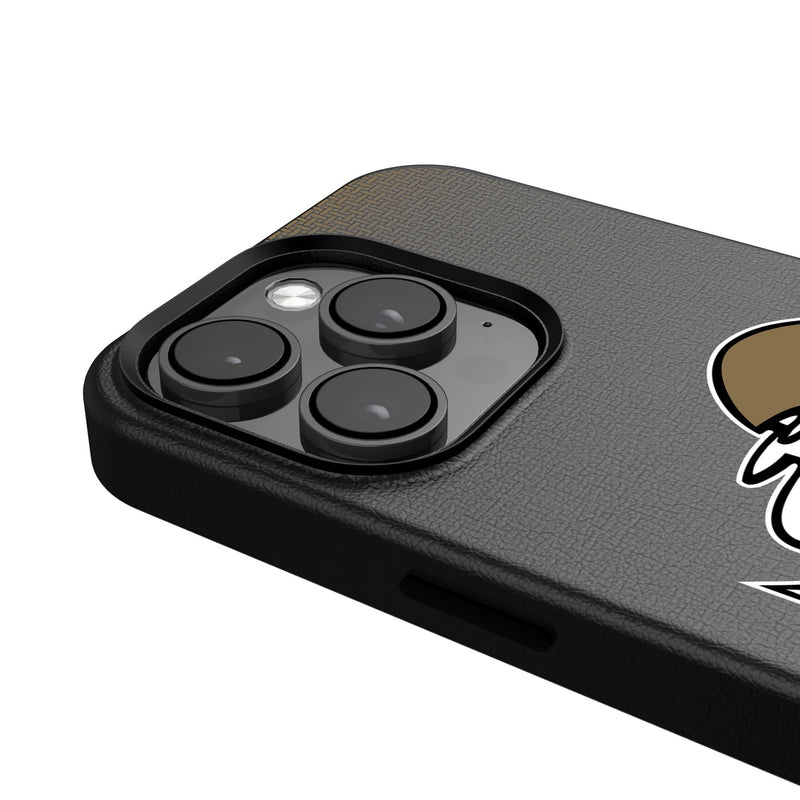 New Orleans Saints Historic Collection Linen iPhone MagSafe Compatible Phone Case Detail.Jpg