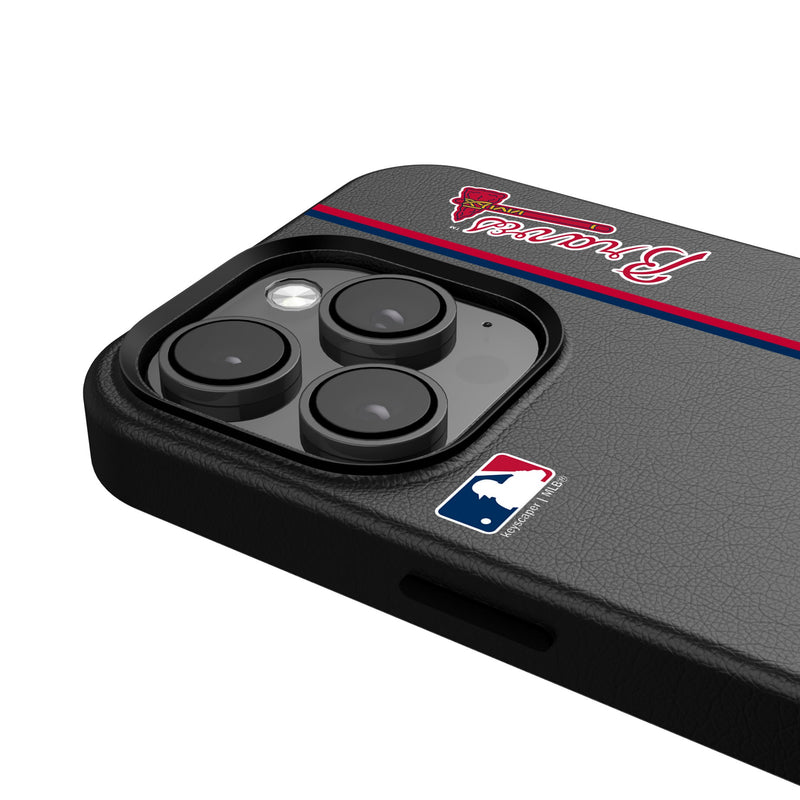 Atlanta Braves Sidebar iPhone MagSafe Compatible Phone Case Detail.Jpg