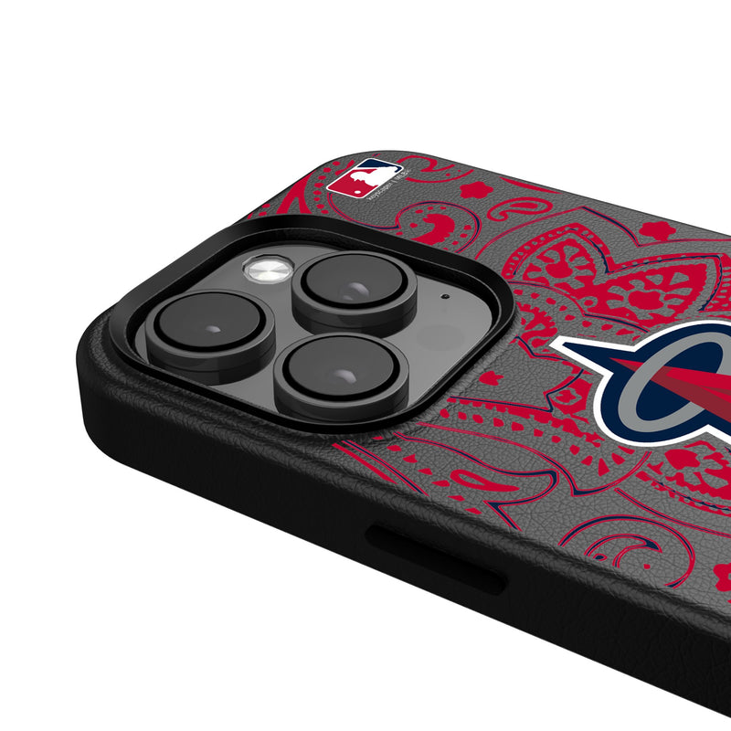 Los Angeles Angels Paisley iPhone MagSafe Compatible Phone Case Detail.Jpg