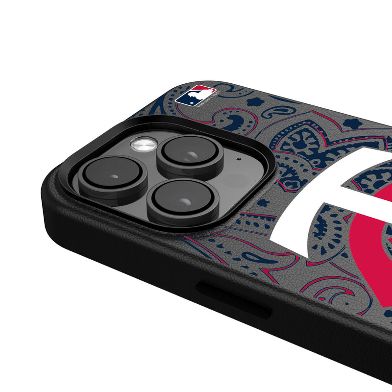 Minnesota Twins Paisley iPhone MagSafe Compatible Phone Case Detail.Jpg