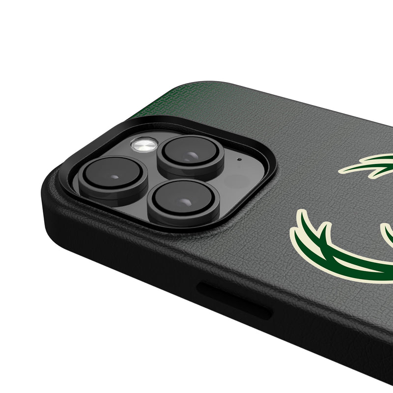 Milwaukee Bucks Linen iPhone MagSafe Compatible Phone Case Detail.Jpg