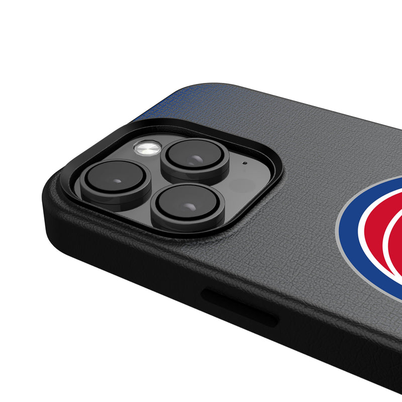 Detroit Pistons Linen iPhone MagSafe Compatible Phone Case Detail.Jpg