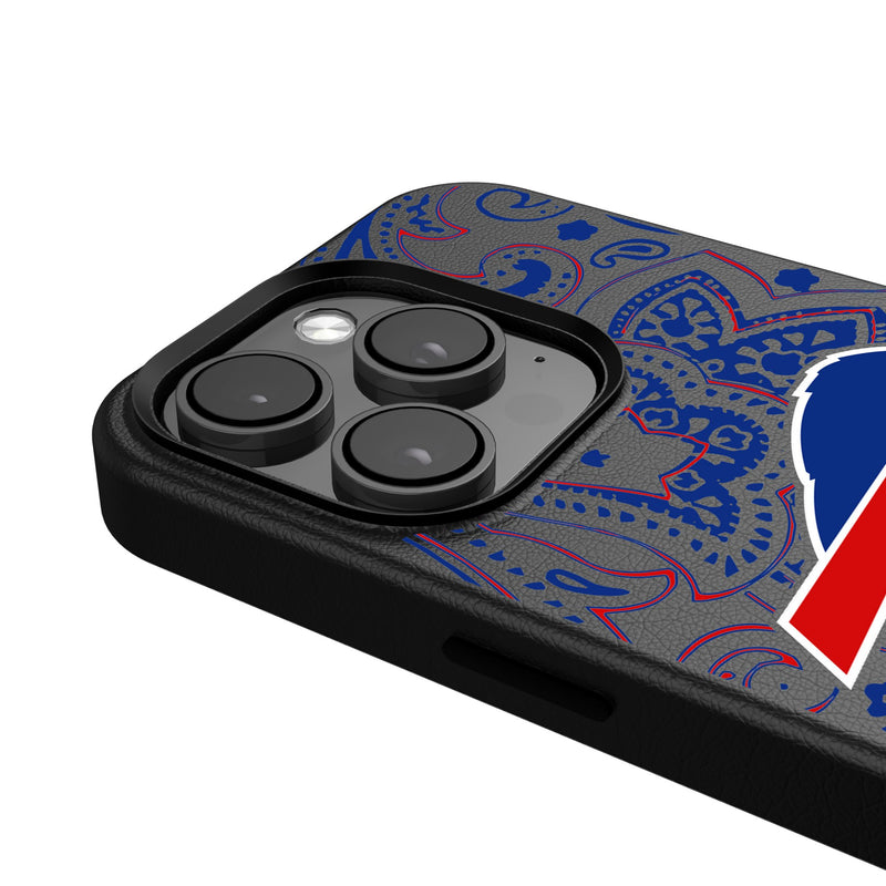 Buffalo Bills Paisley iPhone Magnetic Phone Case Detail.Jpg