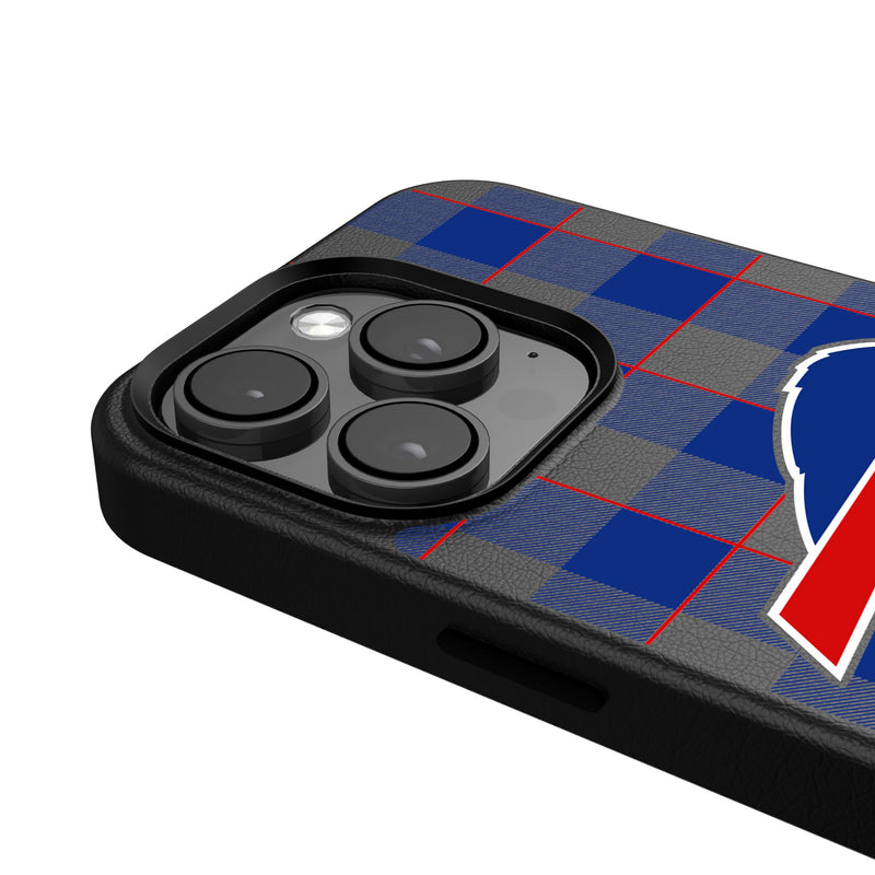 Buffalo Bills Plaid iPhone Magnetic Phone Case Detail.Jpg