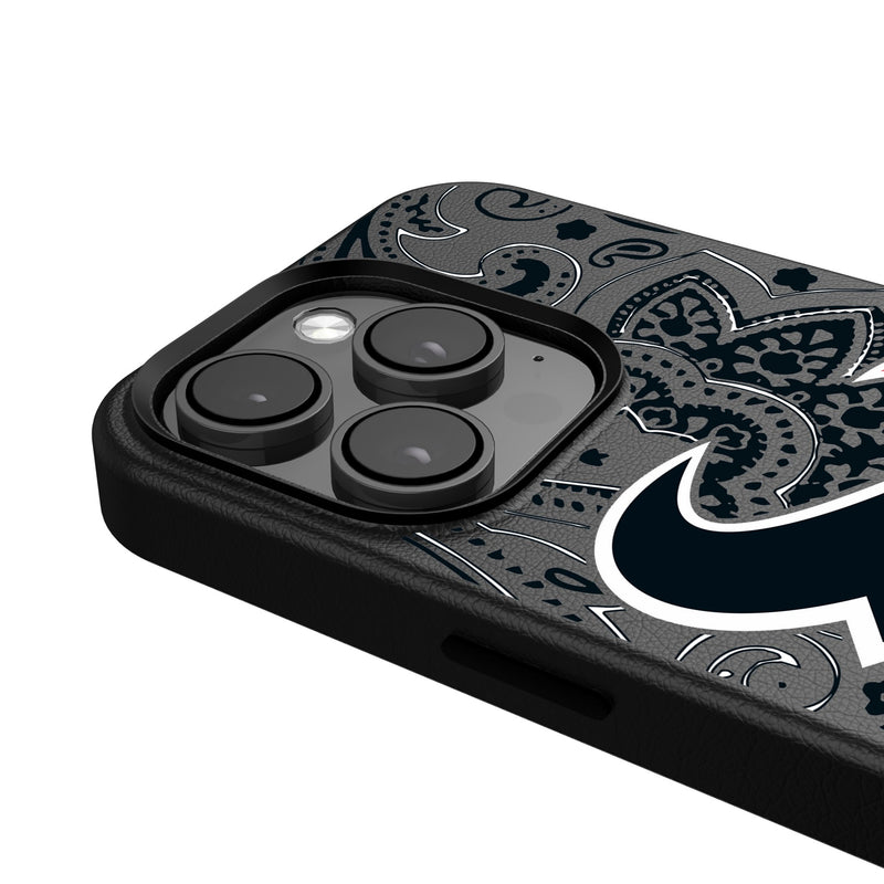 Houston Texans Paisley iPhone MagSafe Compatible Phone Case Detail.Jpg