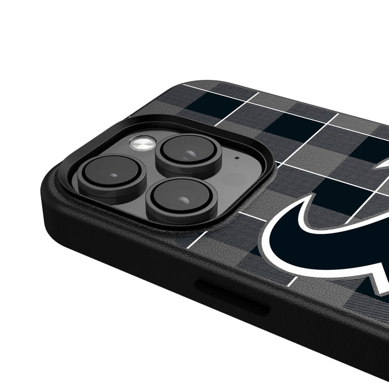 Houston Texans Plaid iPhone MagSafe Compatible Phone Case Detail.Jpg