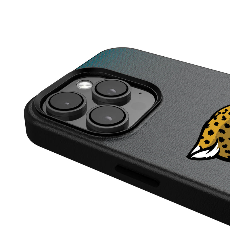 Jacksonville Jaguars Linen iPhone MagSafe Compatible Phone Case Detail.Jpg