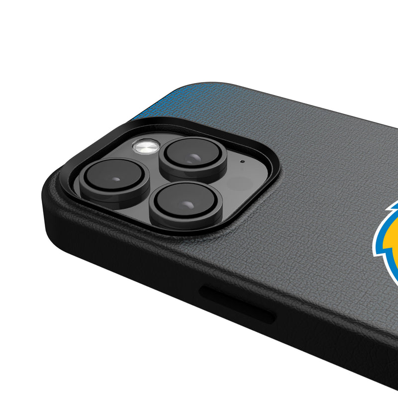 Los Angeles Chargers Linen iPhone MagSafe Compatible Phone Case Detail.Jpg