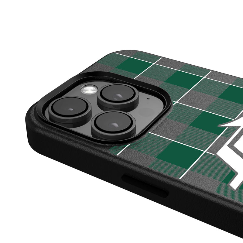 New York Jets Plaid iPhone MagSafe Compatible Phone Case Detail.Jpg