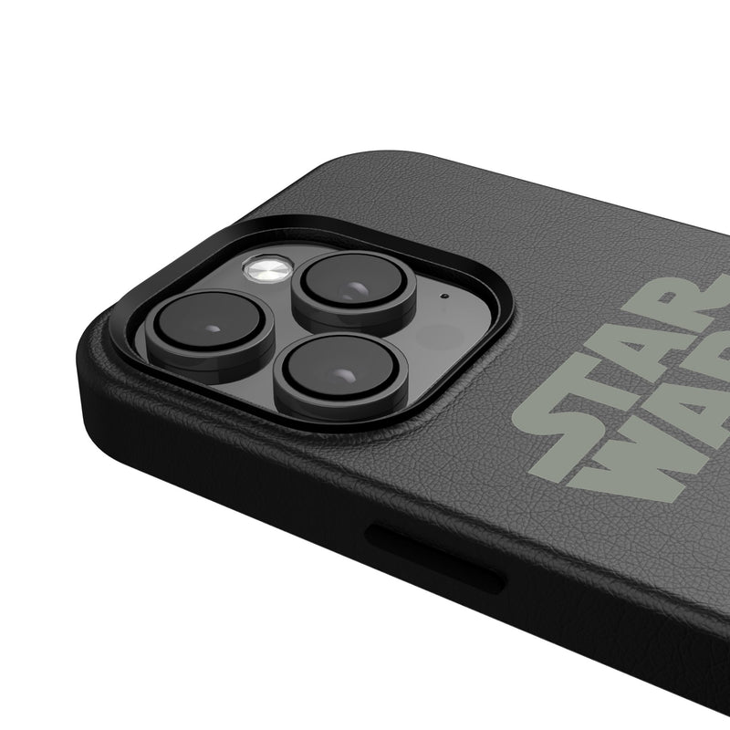 Star Wars: The Mandalorian Grogu and Din Djarin Color Block iPhone MagSafe Compatible Phone Case Detail.Jpg