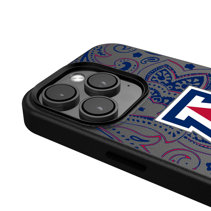 University of Arizona Wildcats Paisley iPhone MagSafe Compatible Phone Case Detail.Jpg