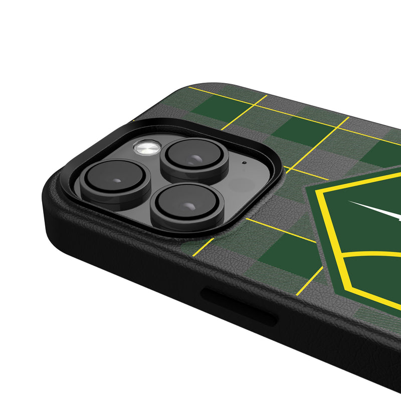 Seattle Storm Plaid iPhone MagSafe Compatible Phone Case Detail.Jpg