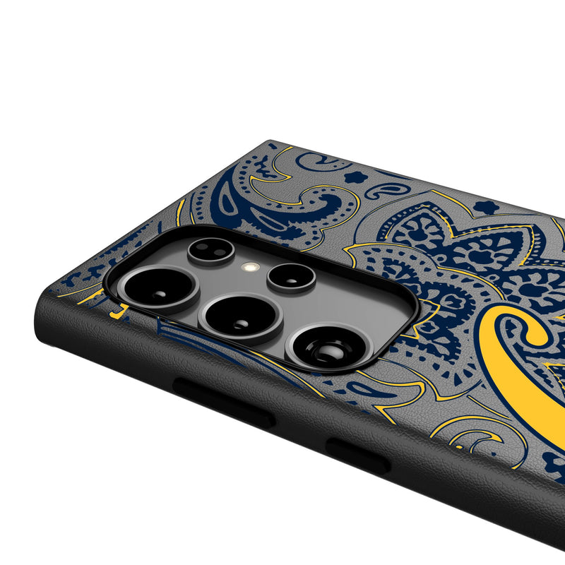 University of California Berkeley Golden Bears Paisley Galaxy MagSafe Compatible Phone Case Detail.Jpg