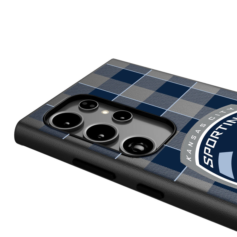 Sporting Kansas City   Plaid Galaxy MagSafe Compatible Phone Case Detail.Jpg