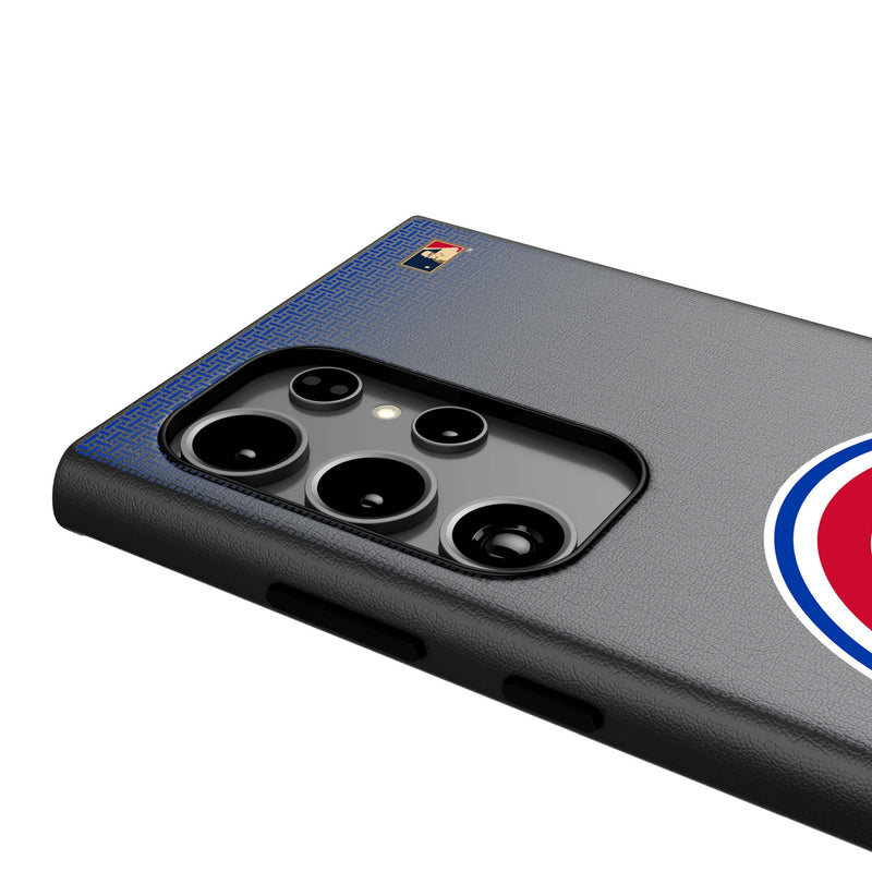 Chicago Cubs 1948-1956 - Cooperstown Collection Linen Galaxy MagSafe Compatible Phone Case Detail.Jpg