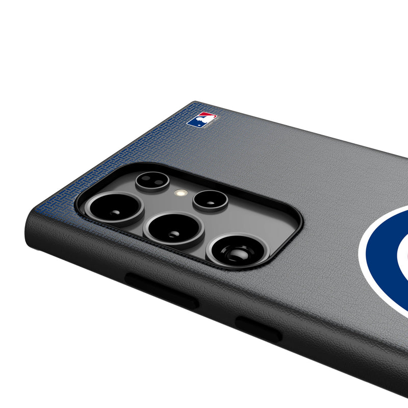 Chicago Cubs Linen Galaxy MagSafe Compatible Phone Case Detail.Jpg