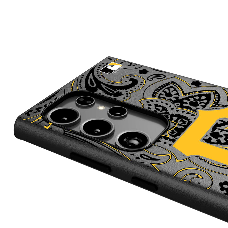 Pittsburgh Pirates Paisley Galaxy MagSafe Compatible Phone Case Detail.Jpg