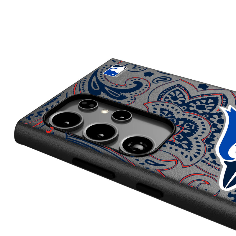 Toronto Blue Jays Paisley Galaxy MagSafe Compatible Phone Case Detail.Jpg