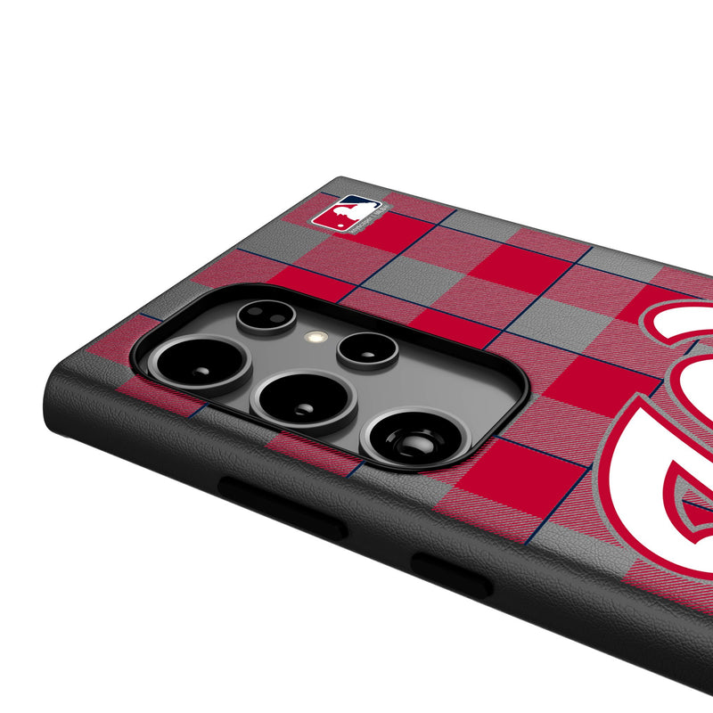 Washington Nationals Plaid Galaxy MagSafe Compatible Phone Case Detail.Jpg