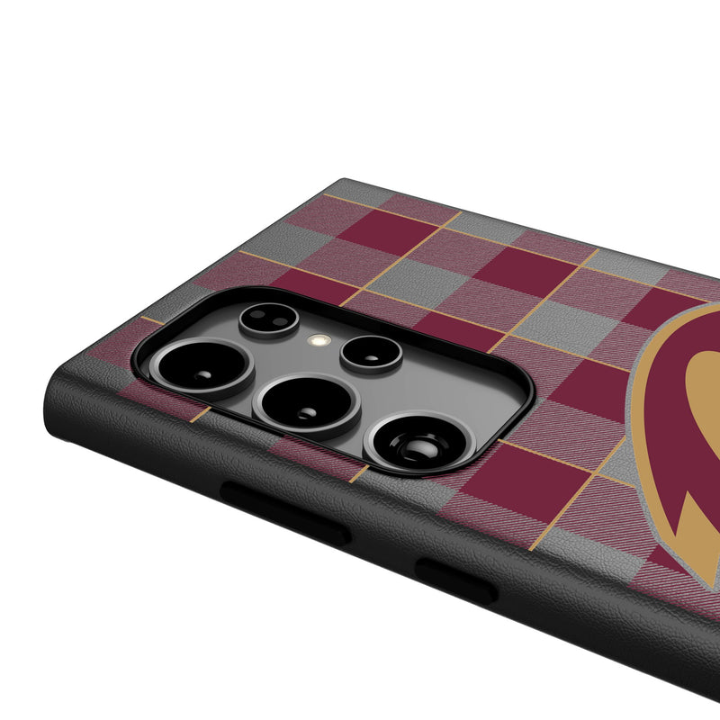 Cleveland Cavaliers Plaid Galaxy MagSafe Compatible Phone Case Detail.Jpg