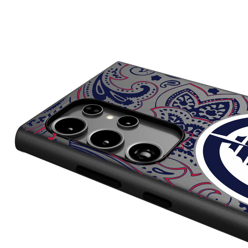 Los Angeles Clippers Paisley Galaxy MagSafe Compatible Phone Case Detail.Jpg