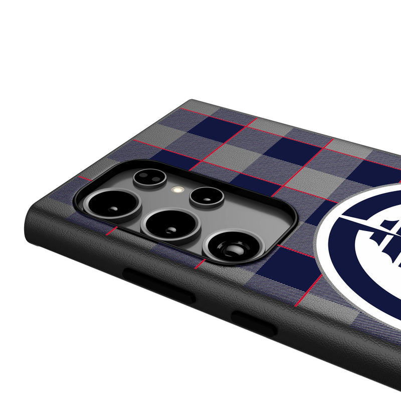 Los Angeles Clippers Plaid Galaxy MagSafe Compatible Phone Case Detail.Jpg