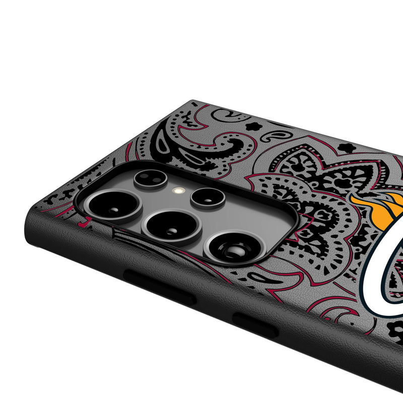 Miami Heat Paisley Galaxy MagSafe Compatible Phone Case Detail.Jpg