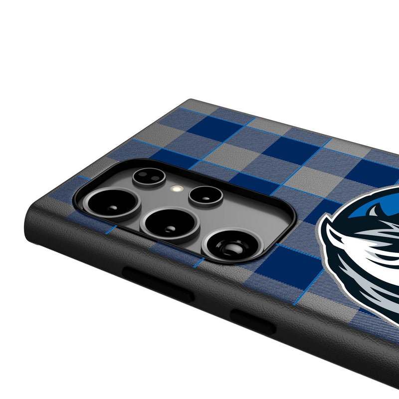 Dallas Mavericks Plaid Galaxy MagSafe Compatible Phone Case Detail.Jpg