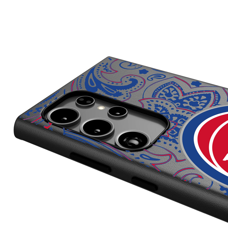 Detroit Pistons Paisley Galaxy MagSafe Compatible Phone Case Detail.Jpg