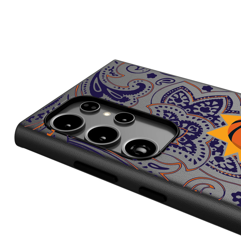 Phoenix Suns Paisley Galaxy MagSafe Compatible Phone Case Detail.Jpg