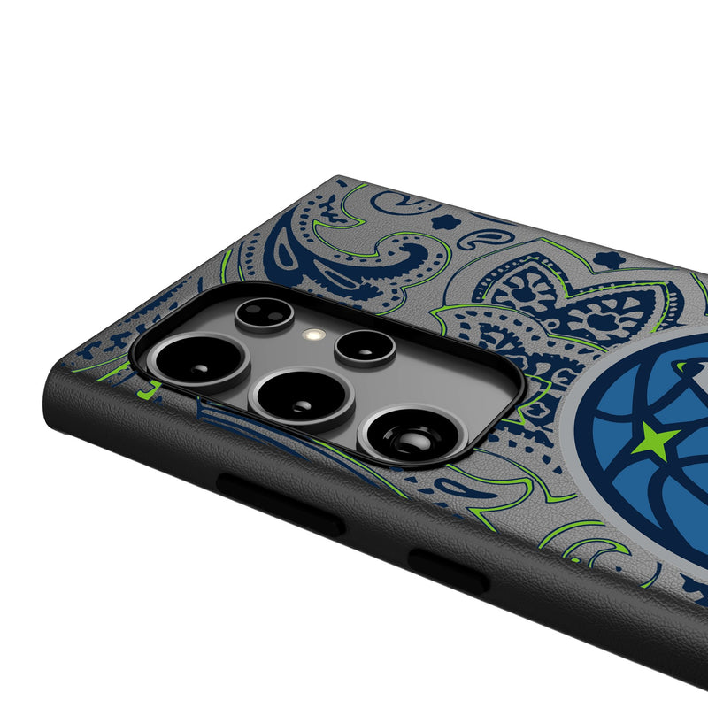 Minnesota Timberwolves Paisley Galaxy MagSafe Compatible Phone Case Detail.Jpg