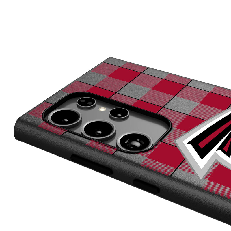 Atlanta Falcons Plaid Galaxy MagSafe Compatible Phone Case Detail.Jpg