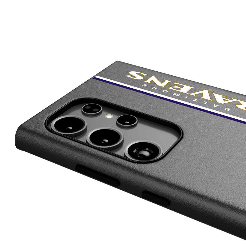 Baltimore Ravens Sidebar Galaxy MagSafe Compatible Phone Case Detail.Jpg